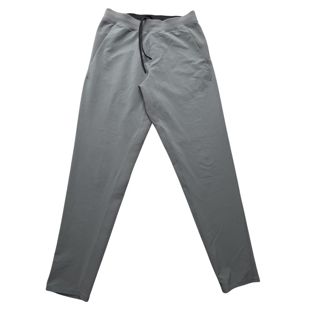 Lululemon Mens Jogger Pants M Gray Stretch Tapered Active Running Gym 30 Inseam